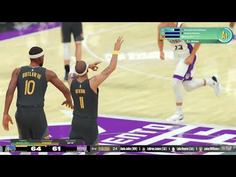 NBA 2K25 - My CAREER - 76 PTS, 16 3's - WILD ENDING - WARRIORS vs KINGS | 2nd Half | Gameplay |DIXON