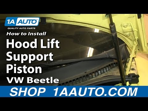 VW NEW BEETLE (MKIV) - Hood Lift Support Piston  Replacement