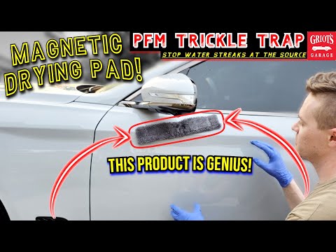 STOP Water Spots & Streaks with this MAGNETIC Drying Pad. PFM Trickle Trap, Griots Garage