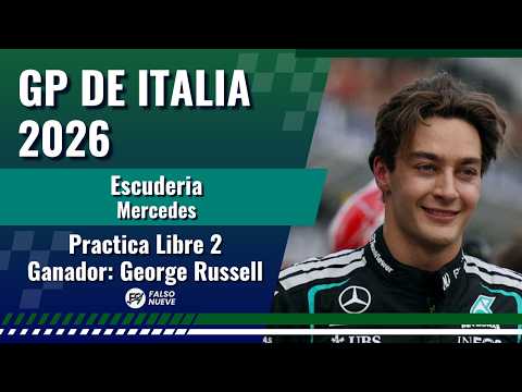 🛞 GEORGE RUSSELL GANA LA PRACTICA 2 <strong>DEL</strong> GP DE ITALIA F1 - FALSO NUEVE RACING <strong>TEAM</strong> 🔥