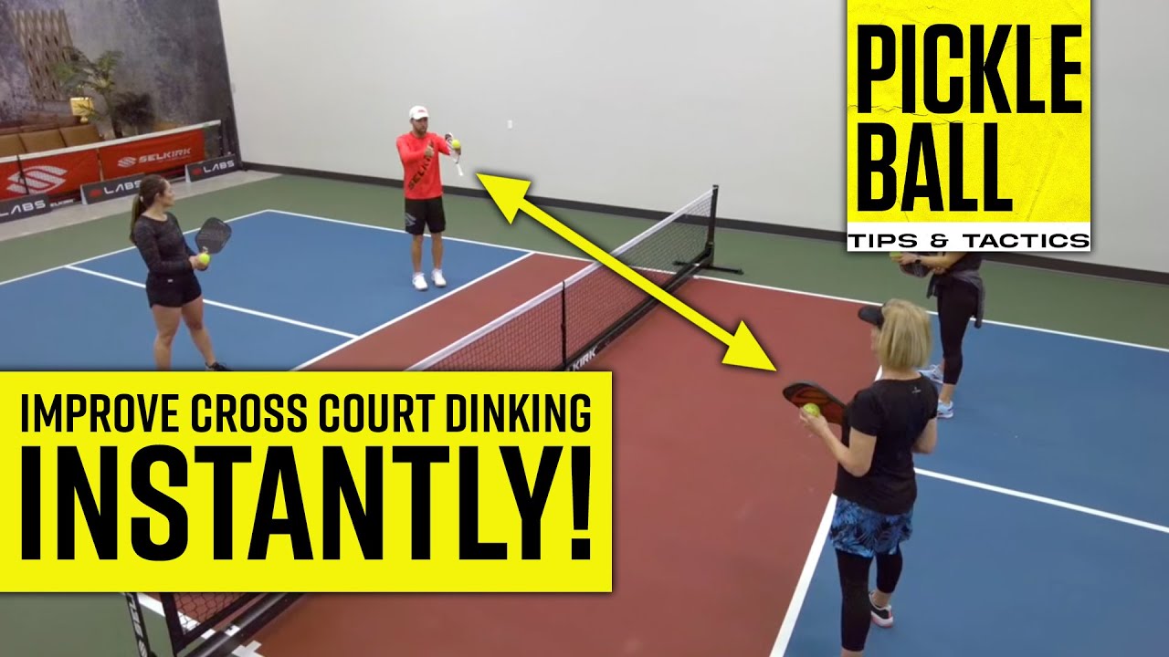 Improve Your Pickleball CROSS-COURT DINK So You Can Win Every Rally