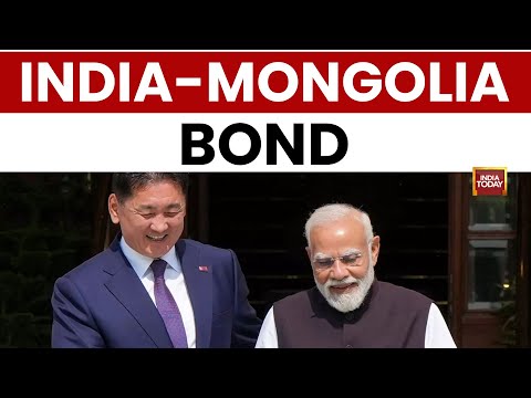 PM Modi  Meets Mongolia President Ukhnaa at Hyderabad House | India Today News