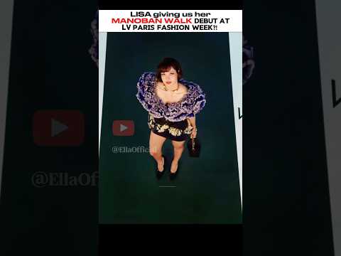 Lisa Manoban’s RUNWAY walk at LV PFW is insane! 😱🔥 #lisa #ytshorts #fypviralシ #parisfashionweek