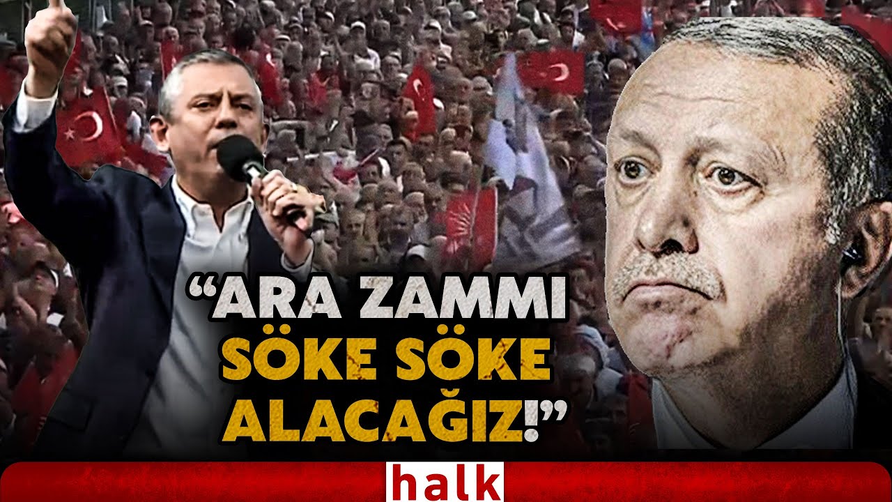 BAYBURT'TA TARİHİ ANLAR! Özgür Özel'in ara zam çıkışı meydanı inletti! Erdoğan'ın ayarları bozulacak