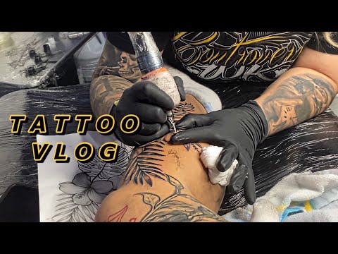 COME GET A LEG TATT WITH ME✒️❤️‍🔥