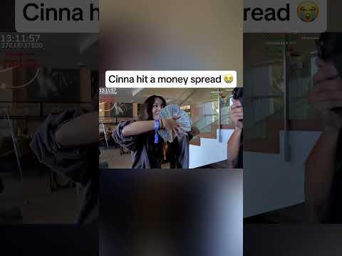Cinna hits a money spread for the first time😭