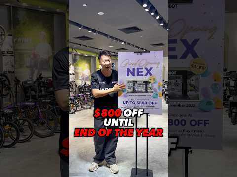 Our BIGGEST shopping mall outlet yet: NEX SERANGOON😎