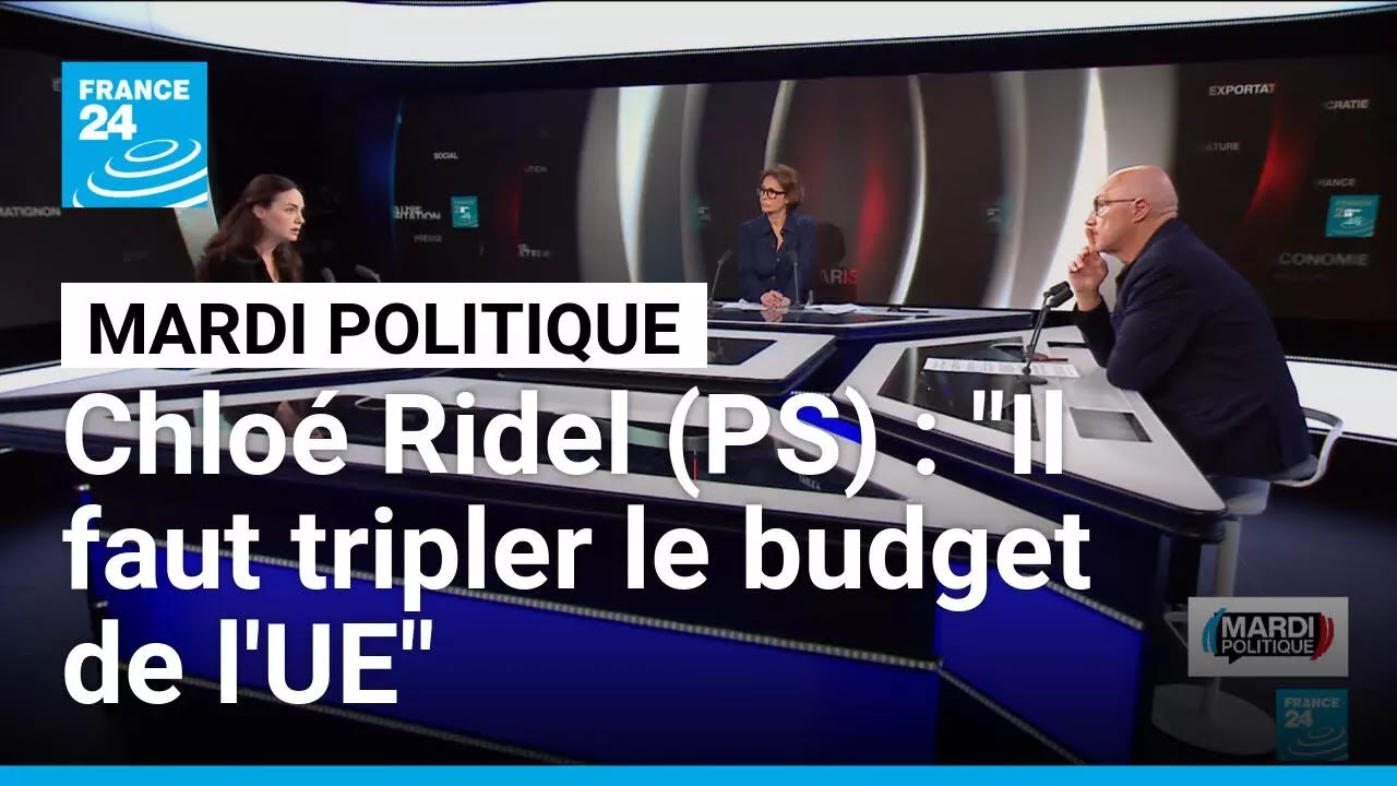 Chloé Ridel (PS) : "Il faut tripler le budget de l'Union Européenne" • FRANCE 24