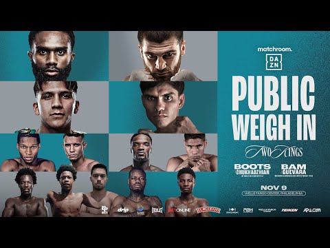 Jaron Ennis Vs Karen Chukhadzhian & Jesse ‘Bam’ Rodriguez Vs Guevara Weigh In