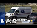 US Postal Service van burglarized in north Baltimore
