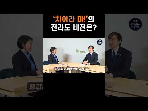 [조국대담] '치아라 마!' 전라도 버전은? #shorts