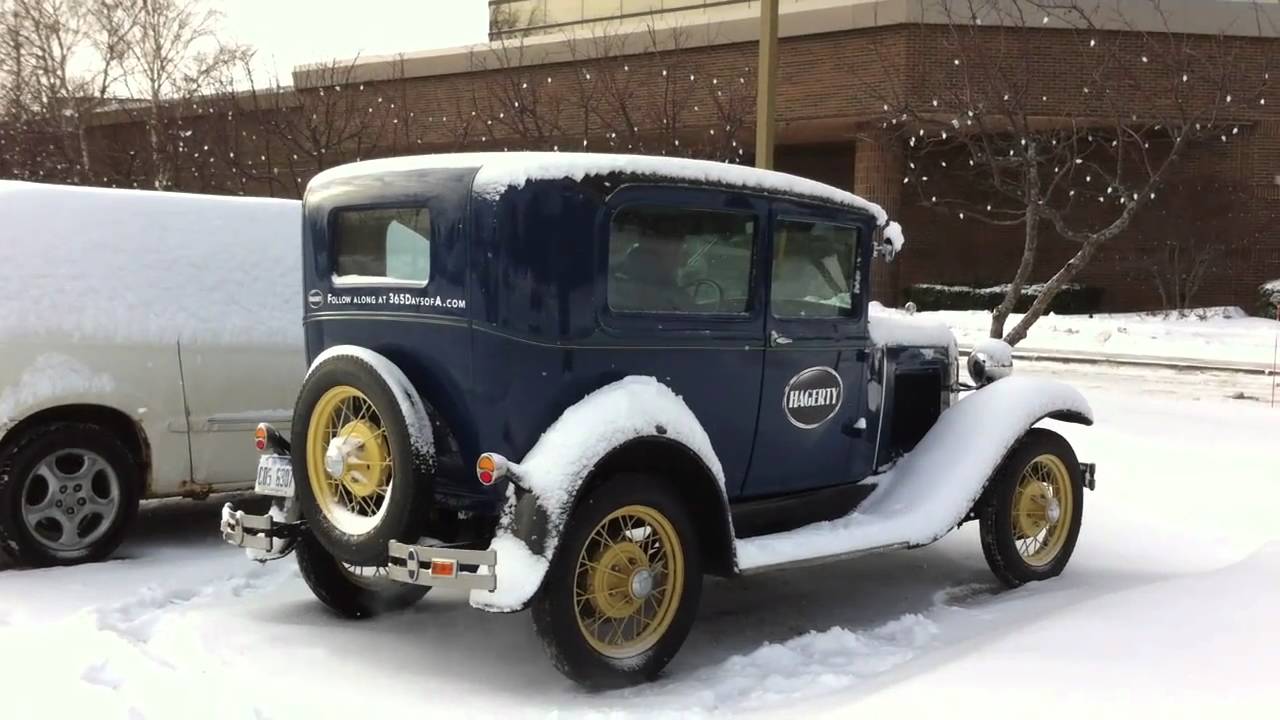 Starting a 1930 model a ford