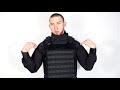 Tactical bulletproof vest with molle