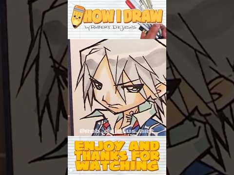 How I draw Zero Kiryu from Vampire Knight