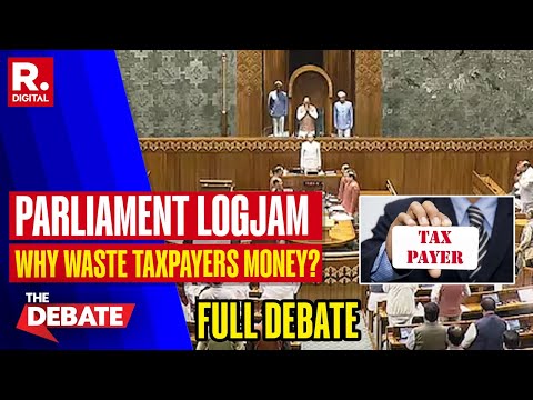 The Debate:  Congress' Adani Narrative Flop Show, Who Is Wasting Your Money? Parliament Deadlock