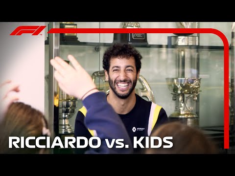 Daniel Ricciardo Goes Back To School! Kids Interview F1 Driver