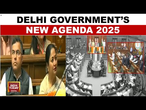 Delhi Assembly Session News: AAP MLAs Suspended, BJP Celebrates As LG Addresses House | India Today