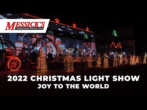 Messick's 2022 Christmas Light Show - Joy to the World Picture