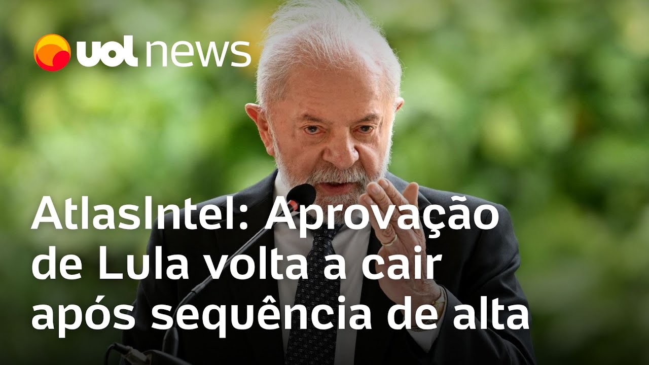 Aprovação de Lula volta a cair após sequência de alta diz pesquisa AtlasIntel