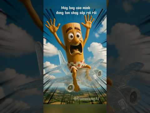 Tung tung sahur làm máy bay bằng băng #aishorts #tungtungtungsahuar #funny #aivideo #brainrot