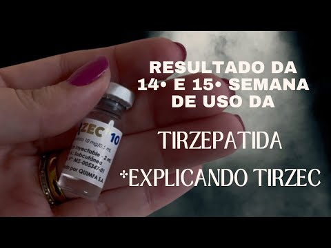 RESULTADO DA 14• e 15• SEMANA DE USO DA TIRZEPATIDA - #mounjaro