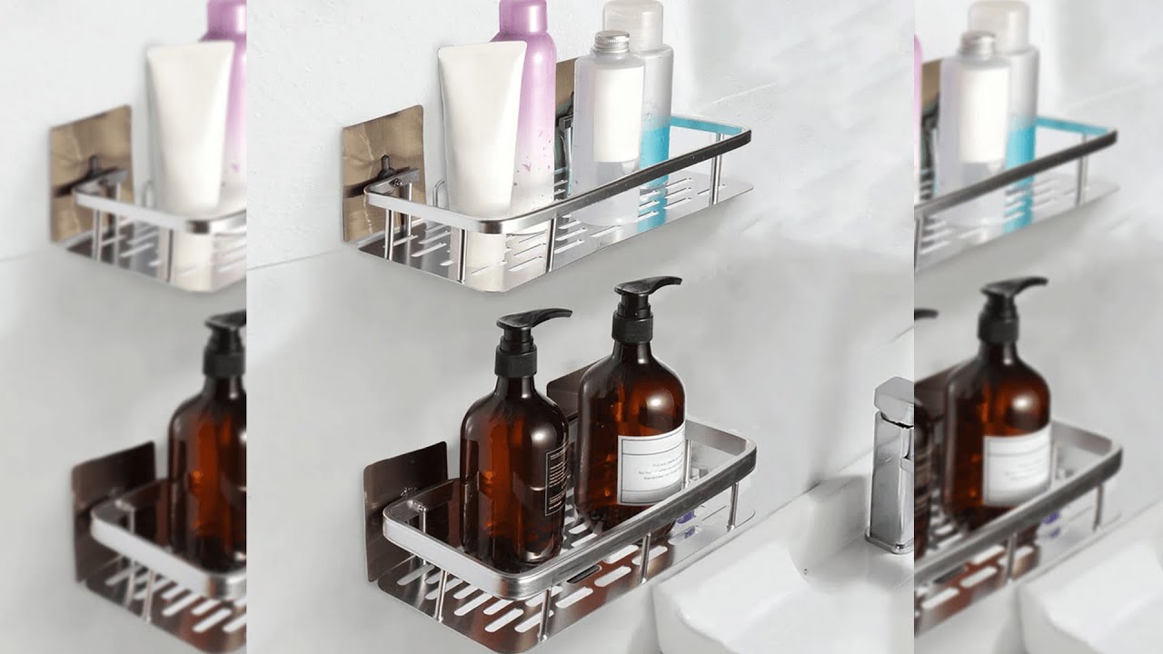 TaffHOME Rak Gantung Kamar Mandi Organizer Rack Aluminium 2 PCS - SHR241 Pratinjau video produk TaffHOME Rak Gantung Kamar Mandi Organizer Rack Aluminium 2 PCS - SHR241