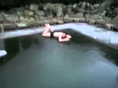 Viral Video Commentary: Man Cannonballs Onto Solid Ice
