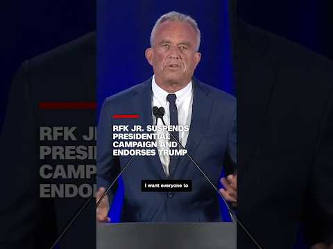 RFK Jr. suspends presidential campaign and endorses Trump