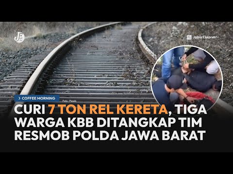 Curi 7 Ton Rel Kereta, Tiga Warga Bandung Barat Ditangkap Tim Resmob Polda Jabar