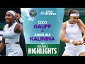Wimbledon 2024 | Coco Gauff defeats Anca Todoni 6-2, 6-1 | #WimbledonOnStar