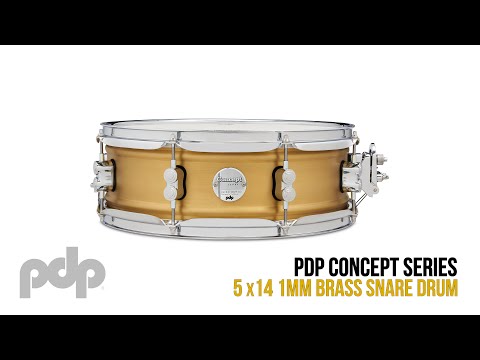 Kirkee B and the PDP 5x14 Concept Series Brass Snare