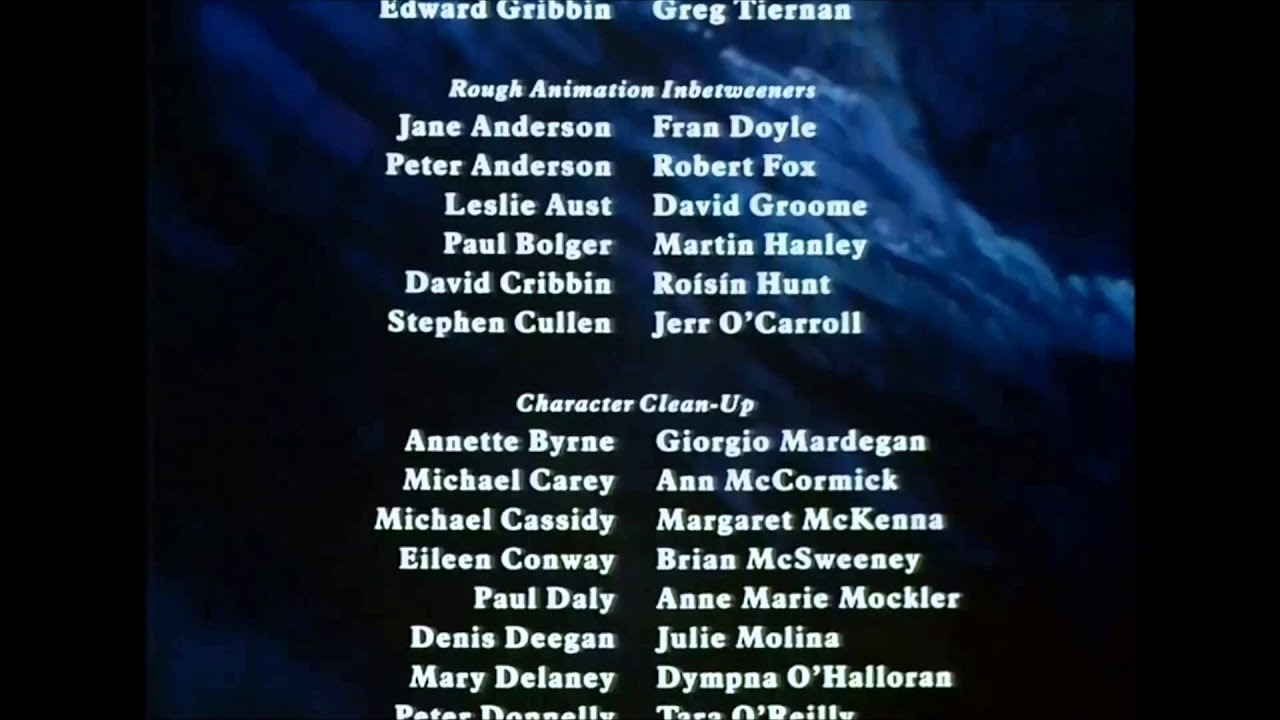 The Land Before Time Credits Youtube