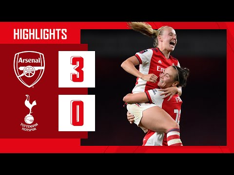 HIGHLIGHTS | Arsenal vs Tottenham Hotspur (3-0) | WSL | Mead and Foord (2)