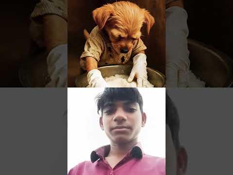 The poor puppy didn't have hen so, his rich friends making of #animals#youtube#funny#cartton