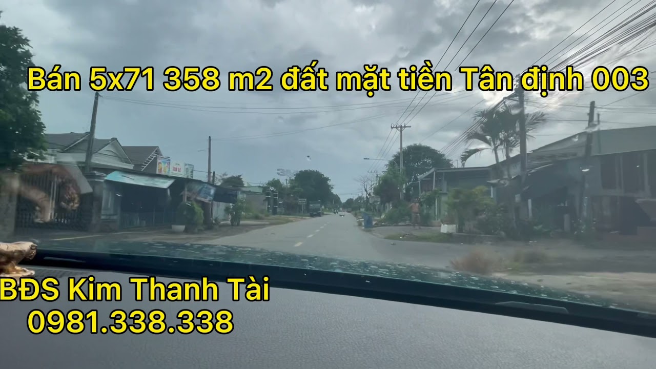 Bán đất Tân Định 5x71m đường 003 Tân Định, Bến Cát video