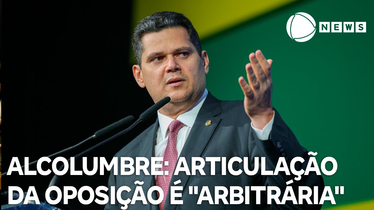 Ocupação das mesas da Câmara e do Senado é exercício arbitrário diz Alcolumbre