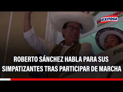 🔴🔵 Roberto Sánchez realiza balconazo tras marcha de JP: “Quiero agradecer a este pueblo”
