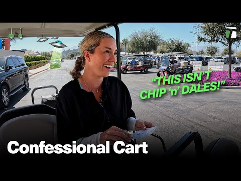 Danielle Collins' ICONIC 'Confessional Cart' ride | CONFESSIONAL CART 2024