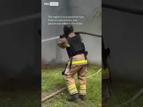 Aftermath of deadly strike in Ukrainian city