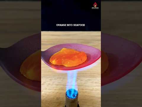 1000°C Hotspoon VS Orange 😱#satisfyingvideo #relexing #foryou #usa🇺🇸 #blaze