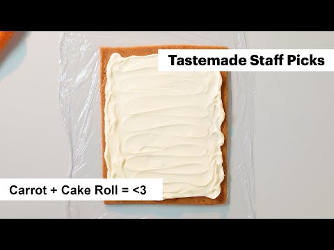 How to Make a Beautiful Carrot Cake Roll with Cream Cheese Filling