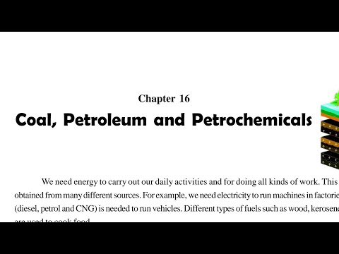 Coal,Petroleum and Petrochemicals (part 4)| 9th science chapter 16 CGBSE | General science | CGBSE