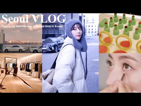 【韓国Vlog】現地のプロに学ぶ韓国最新トレンド旅🇰🇷カフェ巡り/洋服爆買い/アイドルメイク/日本未上陸コスメ/爆食