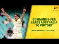 Pat Cummins Inspiring Spell Leads Australia to a Thumping Win | AUS v PAK Highlights