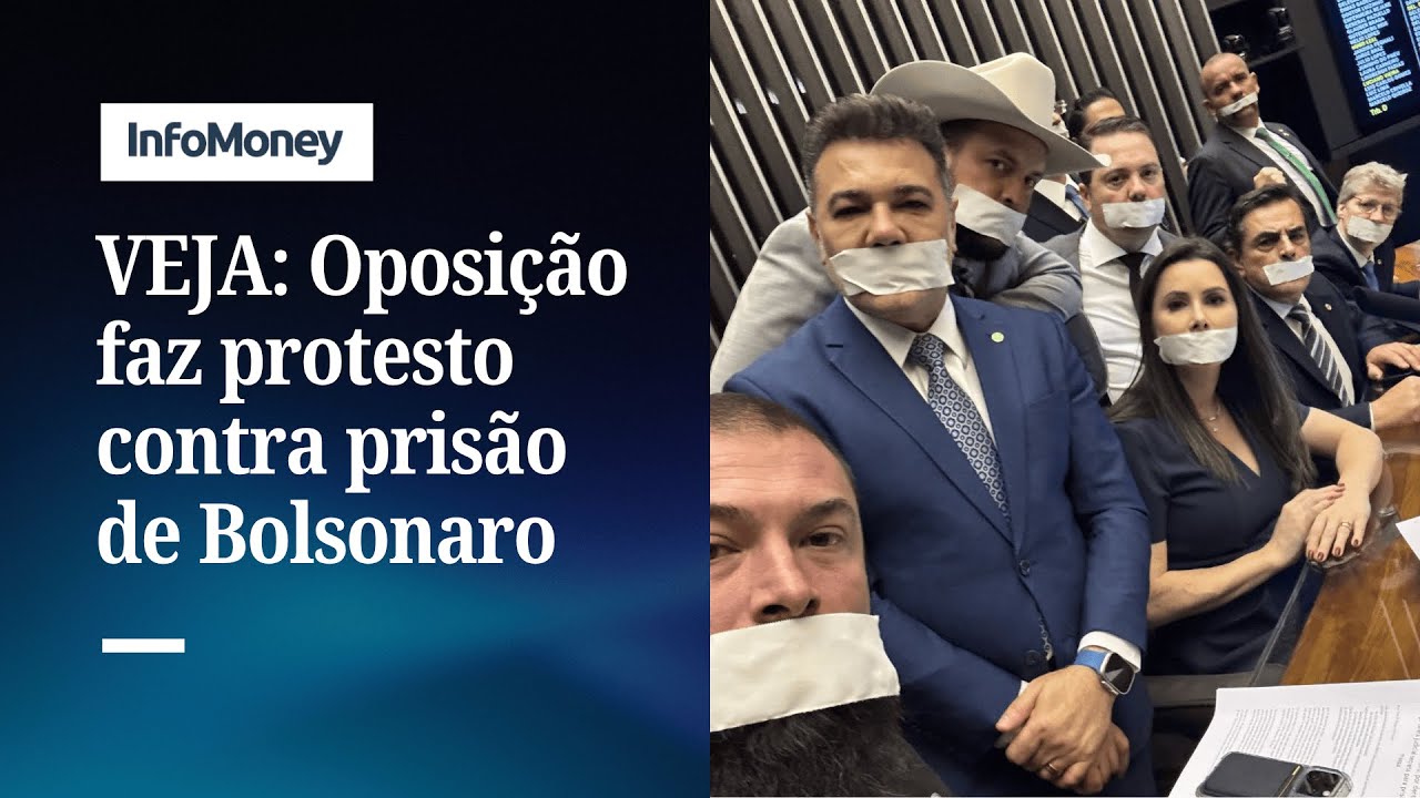 VEJA Oposição paralisa Congresso em protesto e pressiona por pacote da paz | InfoMoney News