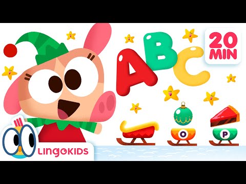 ABC SLEIGH SONG 🛷🎶 + More Songs for Kids | Lingokids