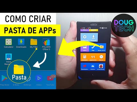 Como Criar PASTA de Aplicativos no Nokia X