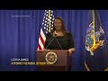 New York AG Letitia James says Trump perfected the art of the steal  - 01:11 min - News - Video
