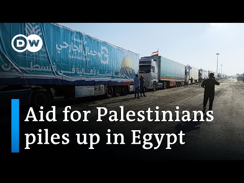 Gaza awaits aid deliveries via Rafah crossing | DW News