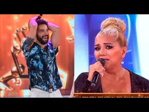 La Bomba no pudo disimular su indignación porque Cachete pasó a la final sin ser cantante